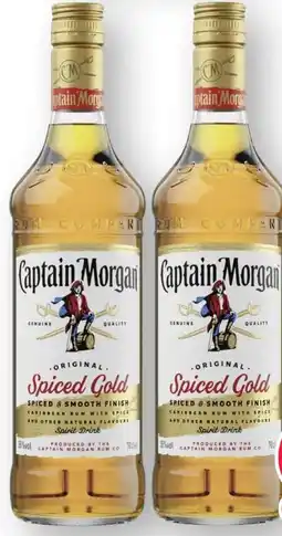 Scheck-in-Center Captain Morgan Original Spiced Gold Rum Angebot