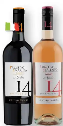 Scheck-in-Center Weingut Contessa Marina 14 Primitivo di Angebot