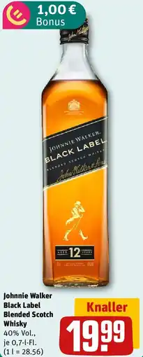 REWE Johnnie Walker Black Label Blended Scotch Whisky Angebot