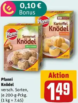 REWE Pfanni Knödel Angebot