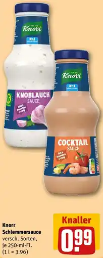 REWE Knorr Schlemmersauce Angebot