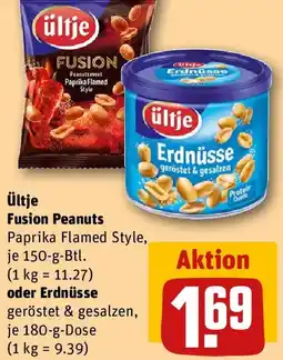 REWE Ültje Fusion Peanuts oder Erdnüss Angebot