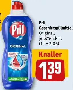 REWE Pril Geschirrspülmittel Angebot