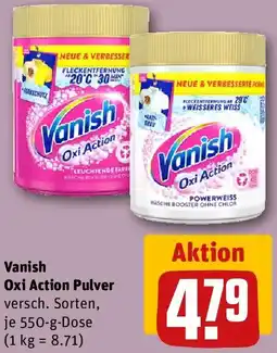 REWE Vanish Oxi Action Pulver Angebot