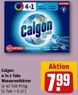 REWE Calgon 4 in 1 Tabs Wasserenthärter Angebot