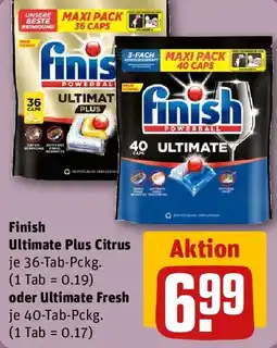 REWE Finish Ultimate Plus Citrus oder Ultimate Fresh Angebot