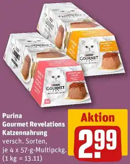 REWE Purina Gourmet Revelations Katzennahrung Angebot