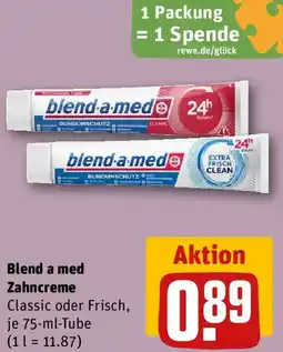 REWE Blend a med Zahncreme Angebot
