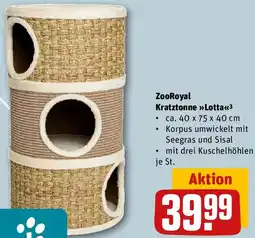 REWE ZooRoyal Kratztonne Lotta Angebot