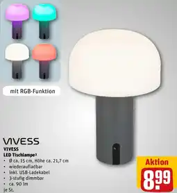 REWE VIVESS LED Tischlampe Angebot