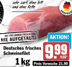 HIT Deutsches frisches Schweinefilet Angebot