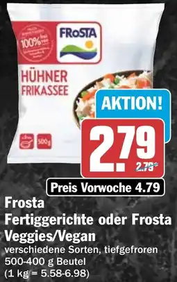 HIT Frosta Fertiggerichte oder Frosta Veggies/Vegan Angebot
