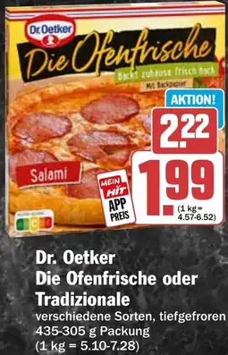 HIT Dr. Oetker Die Ofenfrische oder Tradizionale Angebot