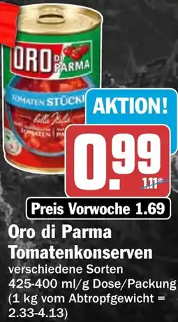 HIT Oro di Parma Tomatenkonserven Angebot