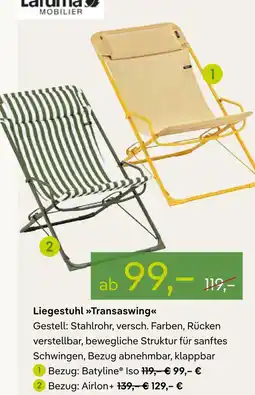 Pflanzen Kölle Lafuma mobilier liegestuhl transaswing Angebot