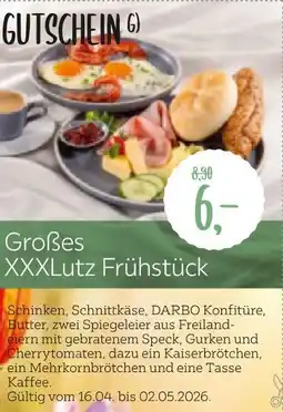 XXXLutz Großes xxxlutz frühstück Angebot