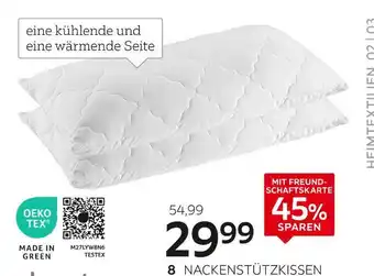 Sleeptex nackenstützkissen „verdello“