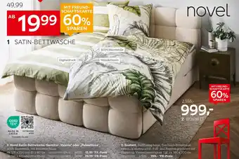 Novel satin-bettwäsche-garnitur „valeria“ oder „palmettona“