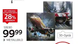 XXXLutz Monée metallbild „auto“ oder „flugzeug“ Angebot