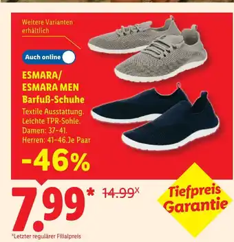Esmara barfuß-schuhe damen oder herren
