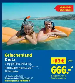 Lidl Spica travel ag griechenland Angebot