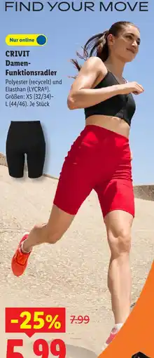 Lidl Crivit damen-funktionsradler Angebot