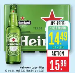 Marktkauf Heineken lager bier Angebot