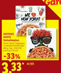 Lidl Gustavo gusto steinofenpizza Angebot