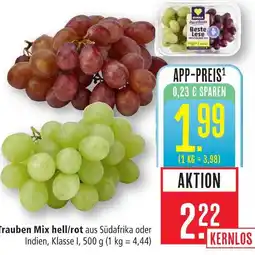 Marktkauf Trauben mix hell/rot Angebot