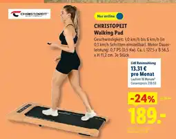 Lidl Christopeit walking pad Angebot