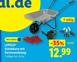 Lidl Lupilu schubkarre mit gartenwerkzeug Angebot