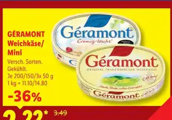 Géramont weichkäse
