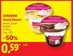 Lidl Ehrmann grand dessert Angebot