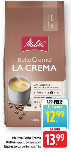 Edeka Melitta bella crema la crema Angebot
