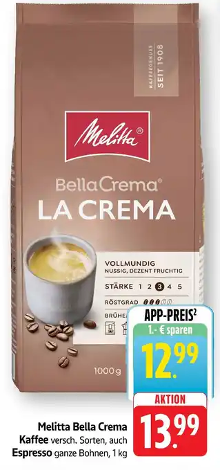 Edeka Melitta bella crema la crema Angebot