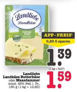 E-Center Landliebe landkäse butterkäse Angebot