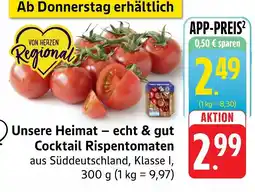 Edeka Unsere heimat – echt & gut cocktail rispentomaten Angebot