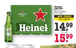E-Center Heineken lager bier Angebot
