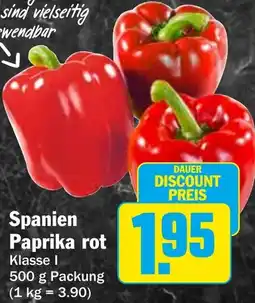 HIT Spanien Paprika rot Angebot
