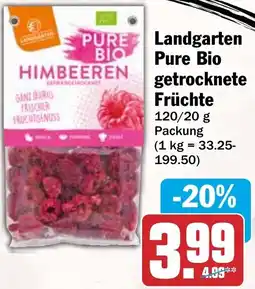 HIT Landgarten Pure Bio getrocknete Früchte Angebot