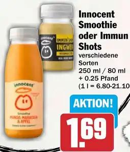 HIT Innocent Smoothie oder Immun Shots Angebot