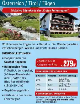REWE Österreich / Tirol / Fügen Angebot