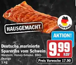 HIT Deutsche marinierte Spareribs vom Schwein Angebot
