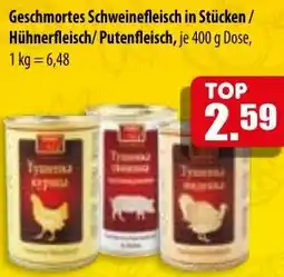 Mix Markt Geschmortes Schweinefleisch in Stücken/ Hühnerfleisch/Putenfleisch Angebot