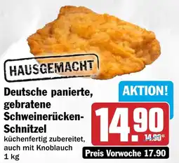 HIT Deutsche panierte, gebratene Schweinerücken Schnitzel Angebot