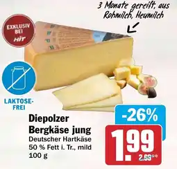 HIT Diepolzer Bergkäse jung Angebot