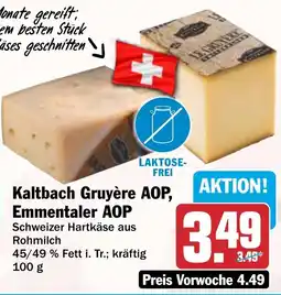 HIT Kaltbach Gruyère AOP, Emmentaler AOP Angebot