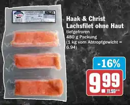 HIT Haak & Christ Lachsfilet ohne Haut Angebot