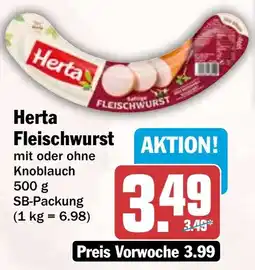 HIT Herta fleischwurst Angebot