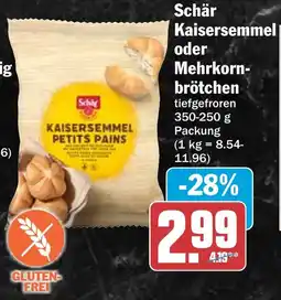HIT Schär Kaisersemmel oder Mehrkornbrötchen Angebot